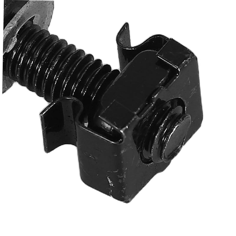 50 Pcs Black Rack Mount Screws Nuts for Computer Server Cabinet Mounting Hardware - Image 3